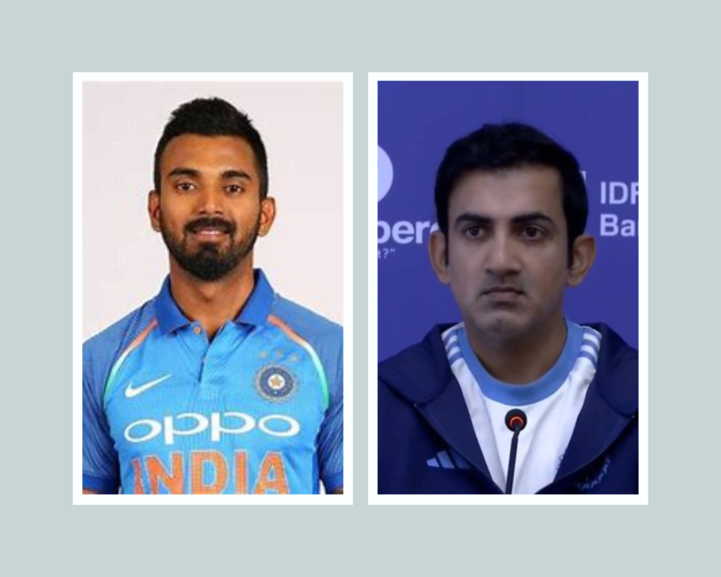 kl rahul and gambhir